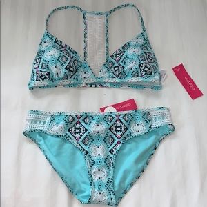 Multicolored bikini set